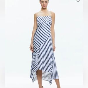 Alice and Olivia silk midi dress!
